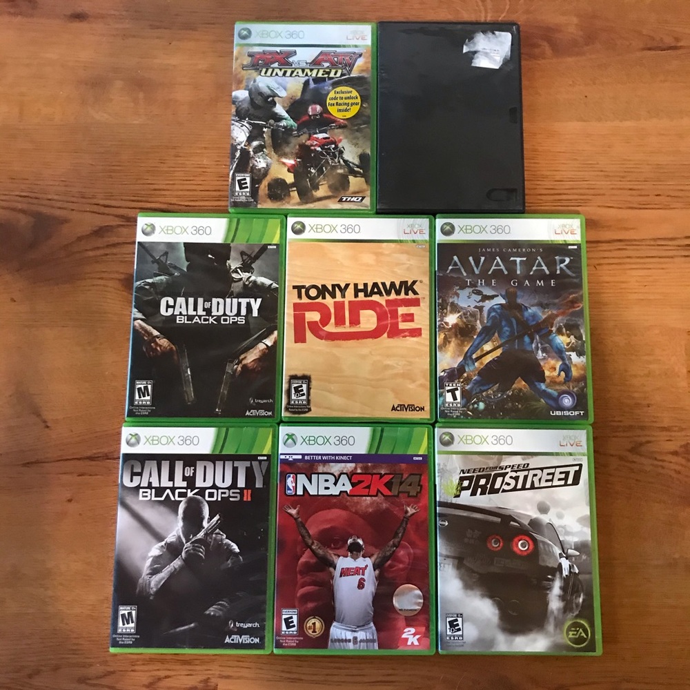 Xbox 360 game lot